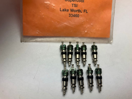 10 / PACK - Supercool TSI SC672 Positive Stop Valve Cores For A/C System Valves