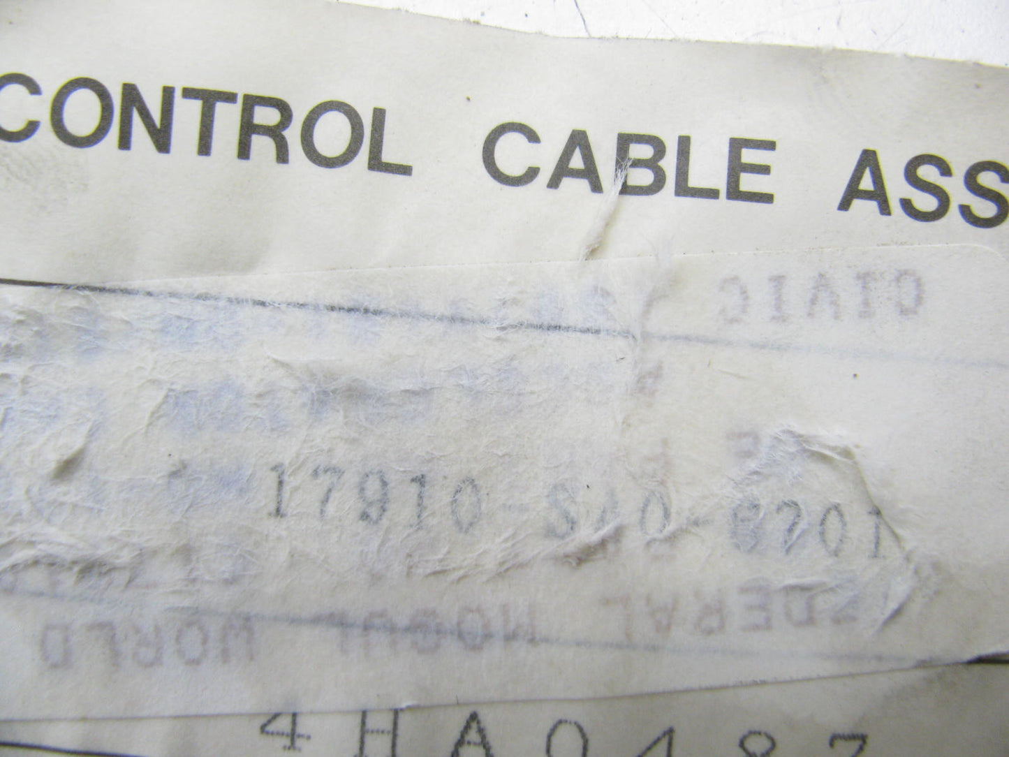 TSK 17910-SA0-670 Throttle Cable For 1980 Honda Civic