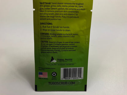 TUBOSCRUB TS01 100-Pack Heavy Duty Hand Cleaner, Single Pack