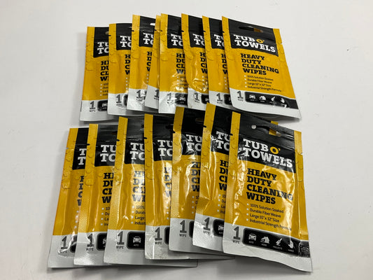 Tub O Towels Heavy Duty 10'' X 12'' Multi-Surface Cleaning Wiper - 15 Pack