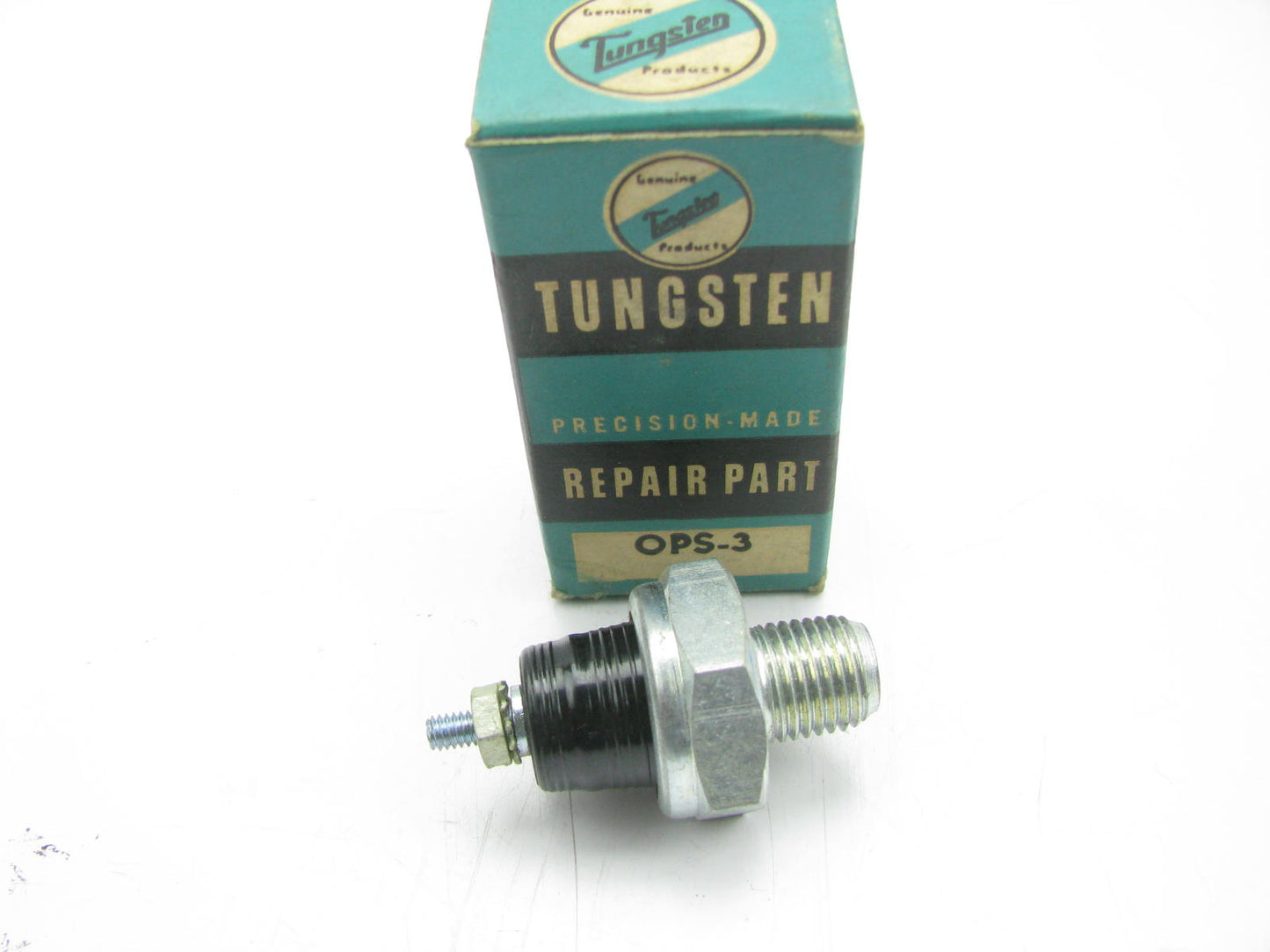 NOS VINTAGE Tungsten OPS-3 Oil Pressure Sender Switch For Light