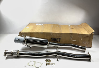 Turbo XS WS02-CBE-TI Exhaust Catback System W/ Blued Tip For 02-07 WRX-Sti