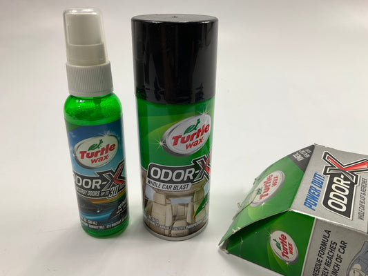 Turtle Wax 50653 Power Out Odor-X New Car Refresher 2FL OZ & Travel Spray