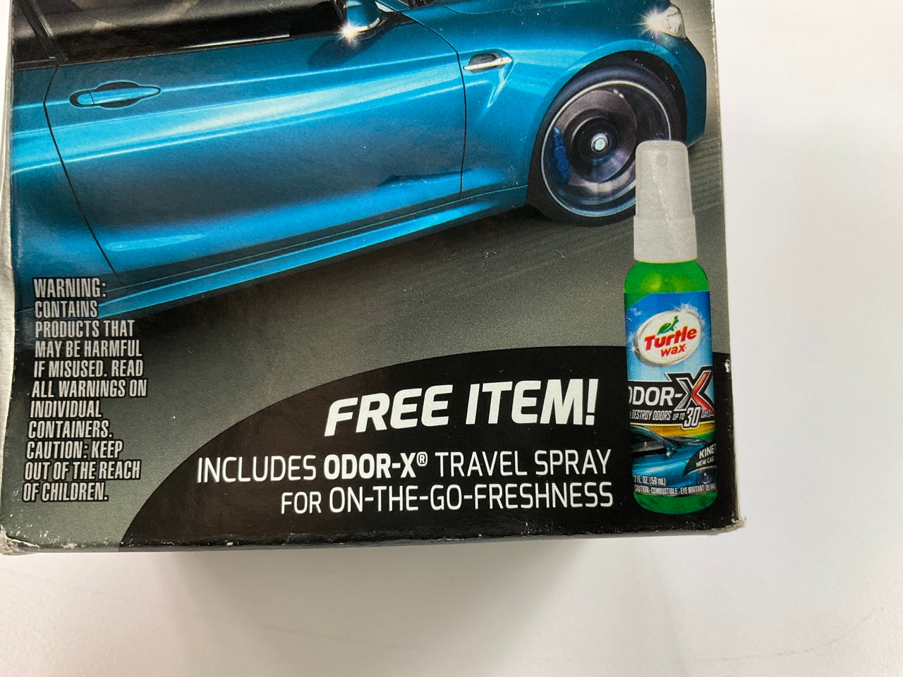 Turtle Wax 50653 Power Out Odor-X New Car Refresher 2FL OZ & Travel Spray