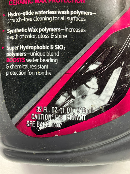Turtle Wax 53413 Ceramic 3-in-1 Detailer Waterless Spray Detailer, 32 Fl Oz