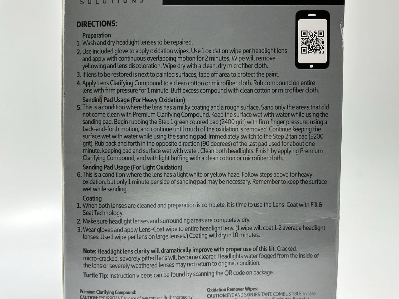 Turtle Wax 53856 HYBRID SOLUTIONS Headlight Head Lamp Lens Restoration Kit