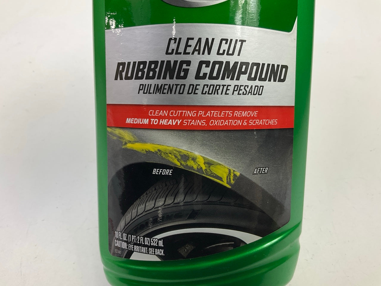 Turtle Wax T415 Premium Rubbing Compound For Professional Results 18 Oz