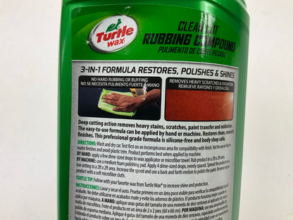 Turtle Wax T415 Premium Rubbing Compound For Professional Results 18 Oz