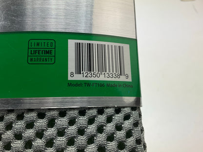 Turtle Wax Platinum 16'' X 16'' Green & Grey Double-Sided Microfiber Towel - 2 Pk