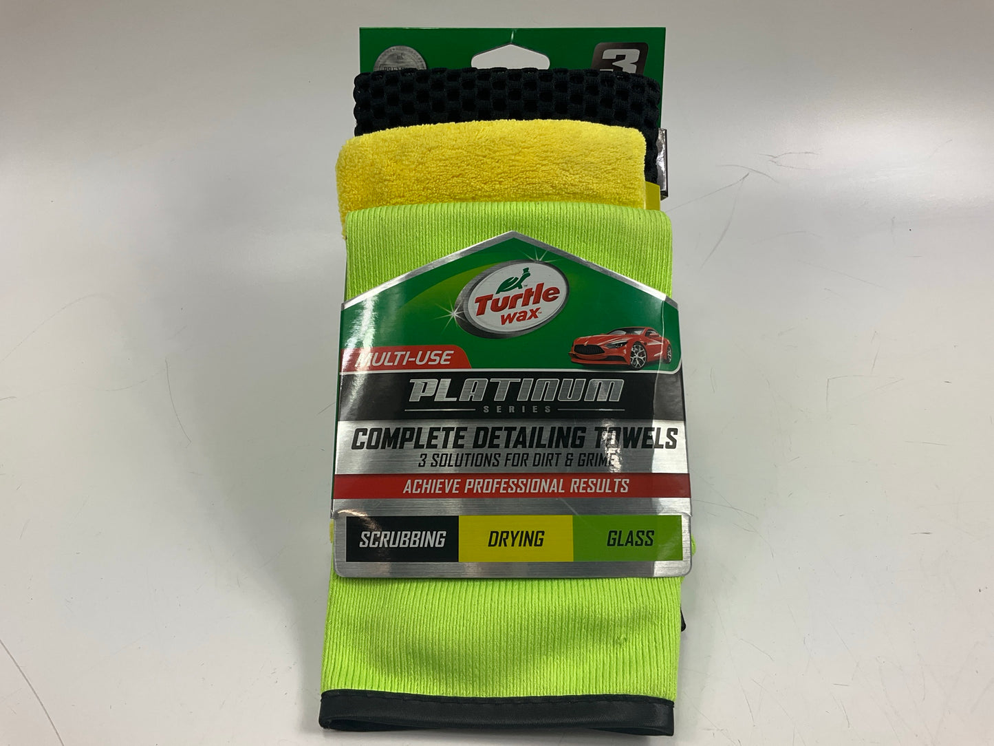 Turtle Wax TW-T-FT122M Detailing Cleaning Cloth Towels Pack - Scrub, Dry & Wax