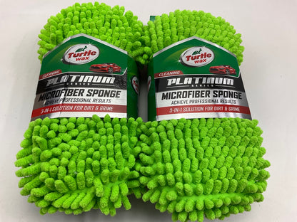 (2) Turtle Wax TW-WS103 Platinum Series 3-in-1 Car Wash Sponge