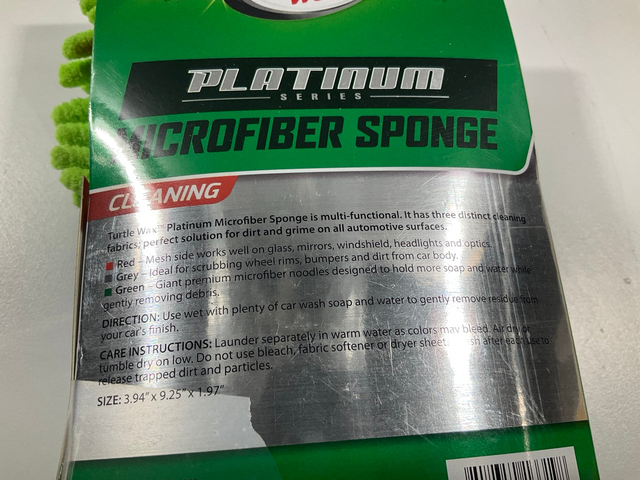 Turtle Wax TW-WS103 Platinum Series 3-in-1 Car Wash Sponge