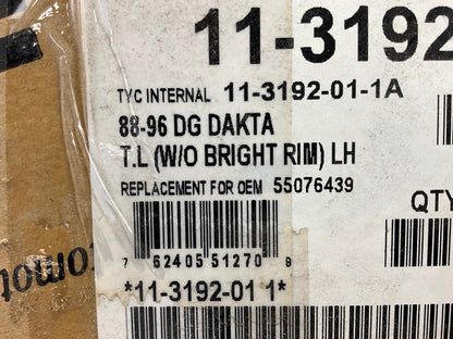 TYC 11-3192-01 Left Tail Light Lamp For 1988-1996 Dodge Dakota