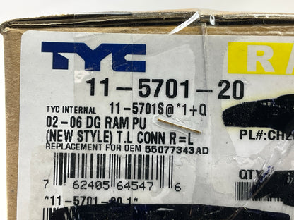 TYC 11-5701-20 Tail Light Lamp Connector Plate For 2002-2006 Dodge Ram