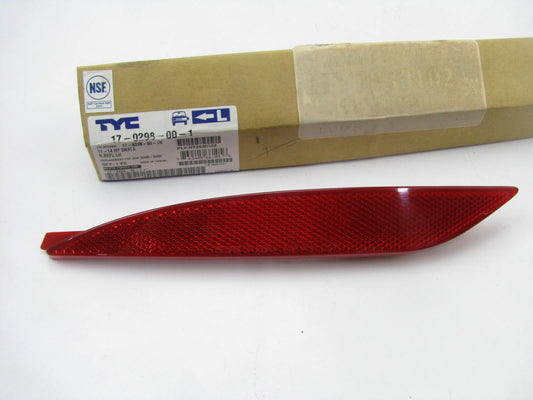 TYC 17-0298-00-1 REAR LEFT Bumper Reflector For 2011-2013 Hyundai Sonata