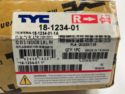 TYC 18-1234-01 Front Right Passenger Side Marker Light