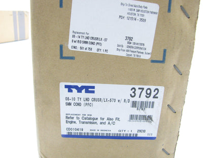 TYC 3792 A/C Condenser