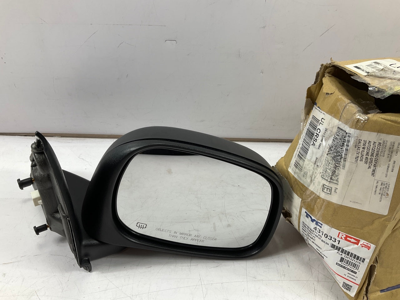 TYC 4310331 Right Passengers Side Mirror, Heated + Power