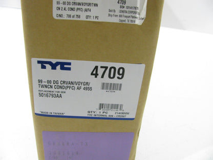 TYC 4709 A/C Condenser For 1999-2000 Caravan & Voyager