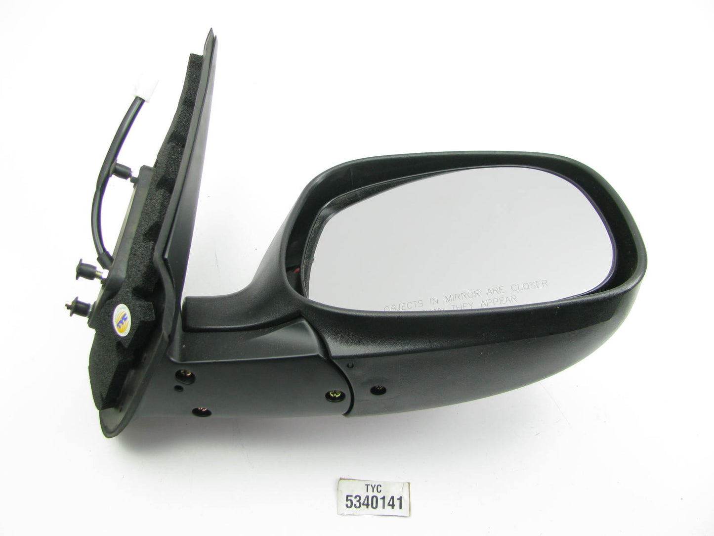 TYC 5340141 Power Right Side View Heated Mirror BLACK For 2004-2006 Tundra