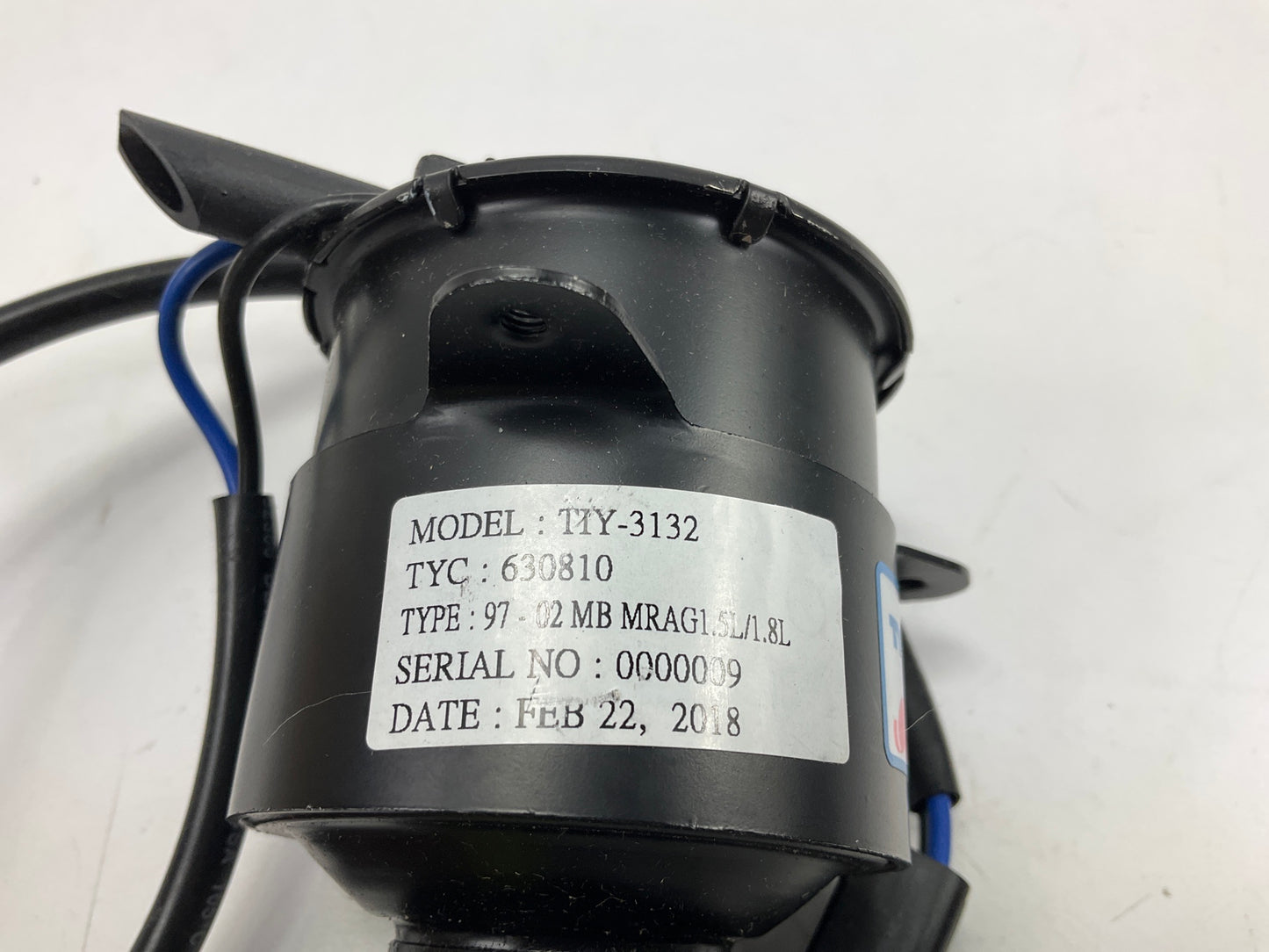 TYC 630810 Engine Cooling Fan Motor For 1997-2002 Mitsubishi Mirage