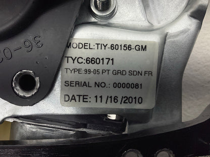 TYC 660171 Front Right Power Window Motor & Regulator