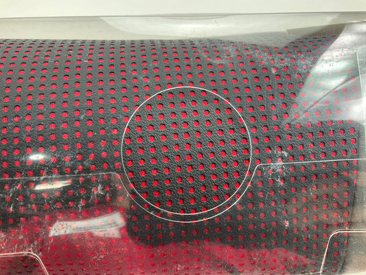 (2) TypeS 55968 Sporttex Perforated Red Bucket Seat W/ Adj. Headrest Seat Covers