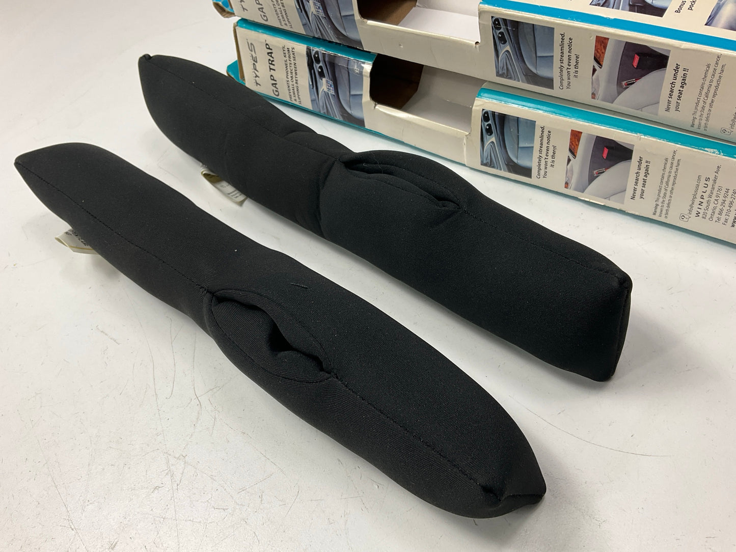 (2) Type S AC55065-12 Seat Gap Trap Fillers With Pocket For Cell Phone