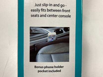 (2) Type S AC55065-12 Drop Stop Seat Gap Trap Fillers With Pocket For Cell Phone