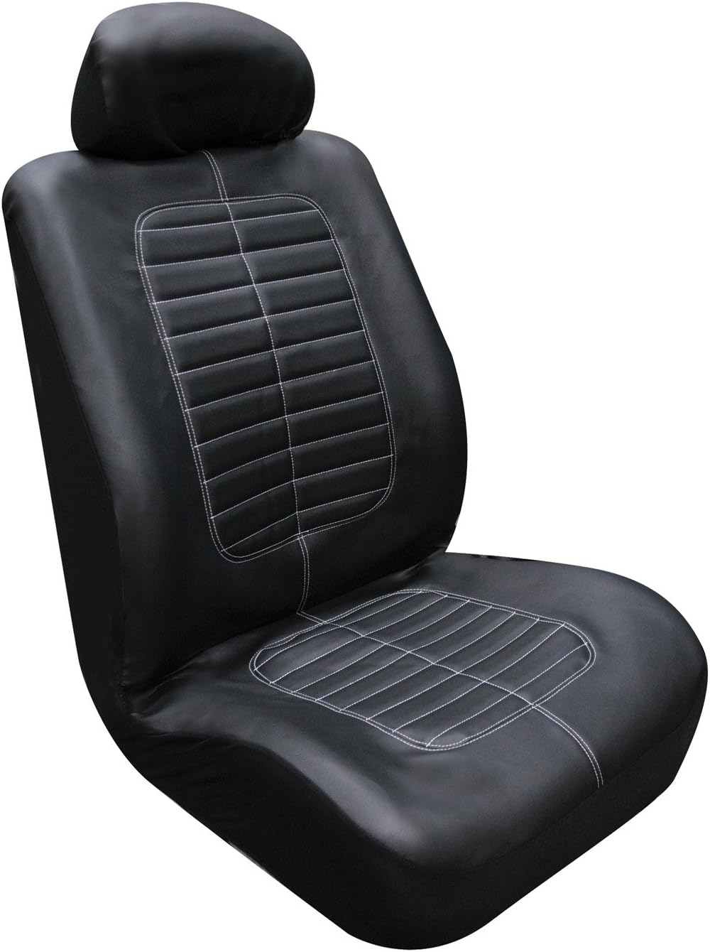 (2) Type S SC53692-6 Black Tristan Sport Quilt Seat Covers  (PAIR)