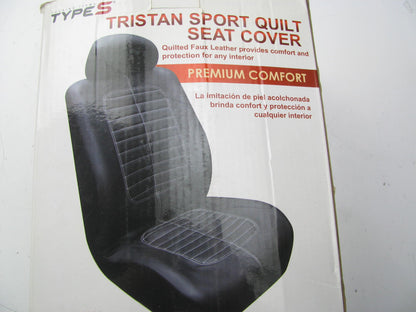 Type S SC53692-6 Black Tristan Sport Quilt Seat Cover