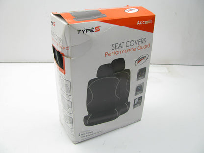 Type S SC55109-6 Universal Bucket Seats Seat Cover Set - Does 2 Front Seats