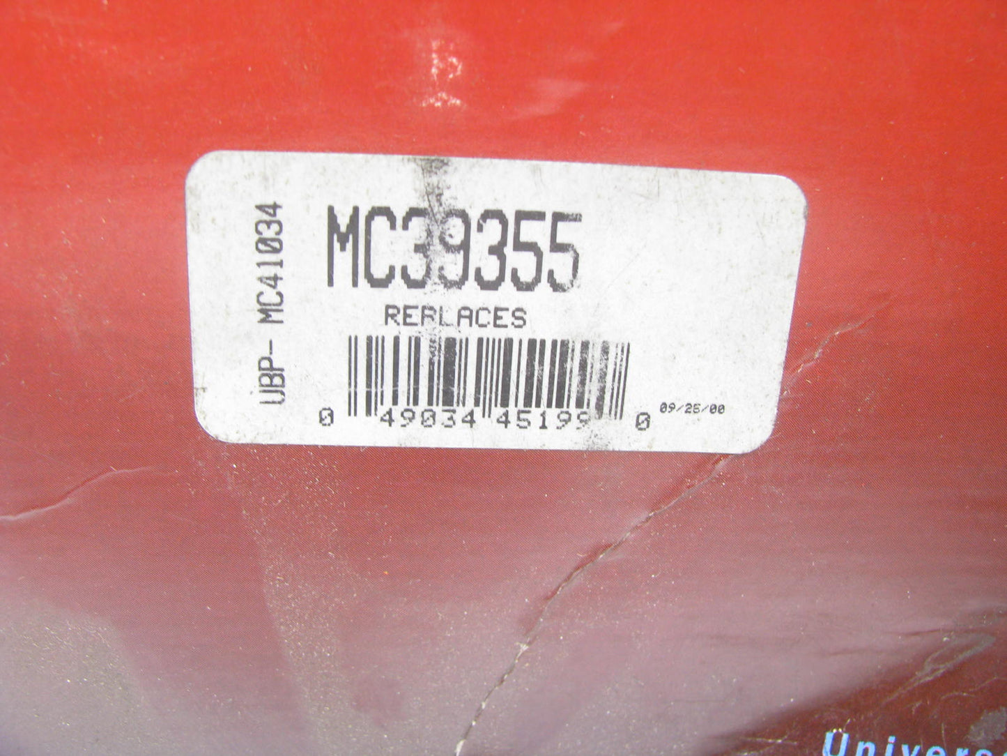 New UBP MC39355 Brake Master Cylinder