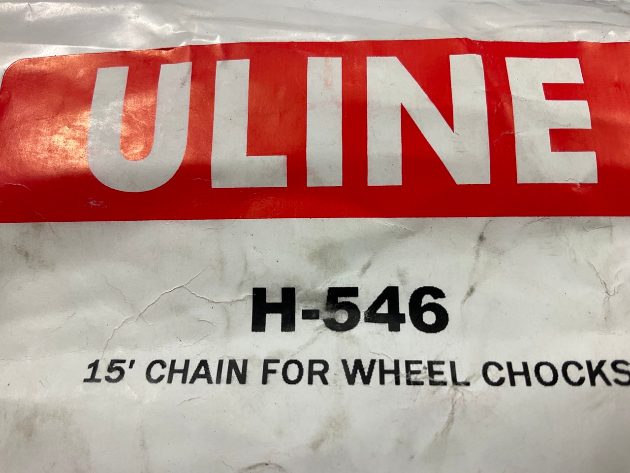 Uline H546 15ft Chain For Wheel Chocks W/ Pin