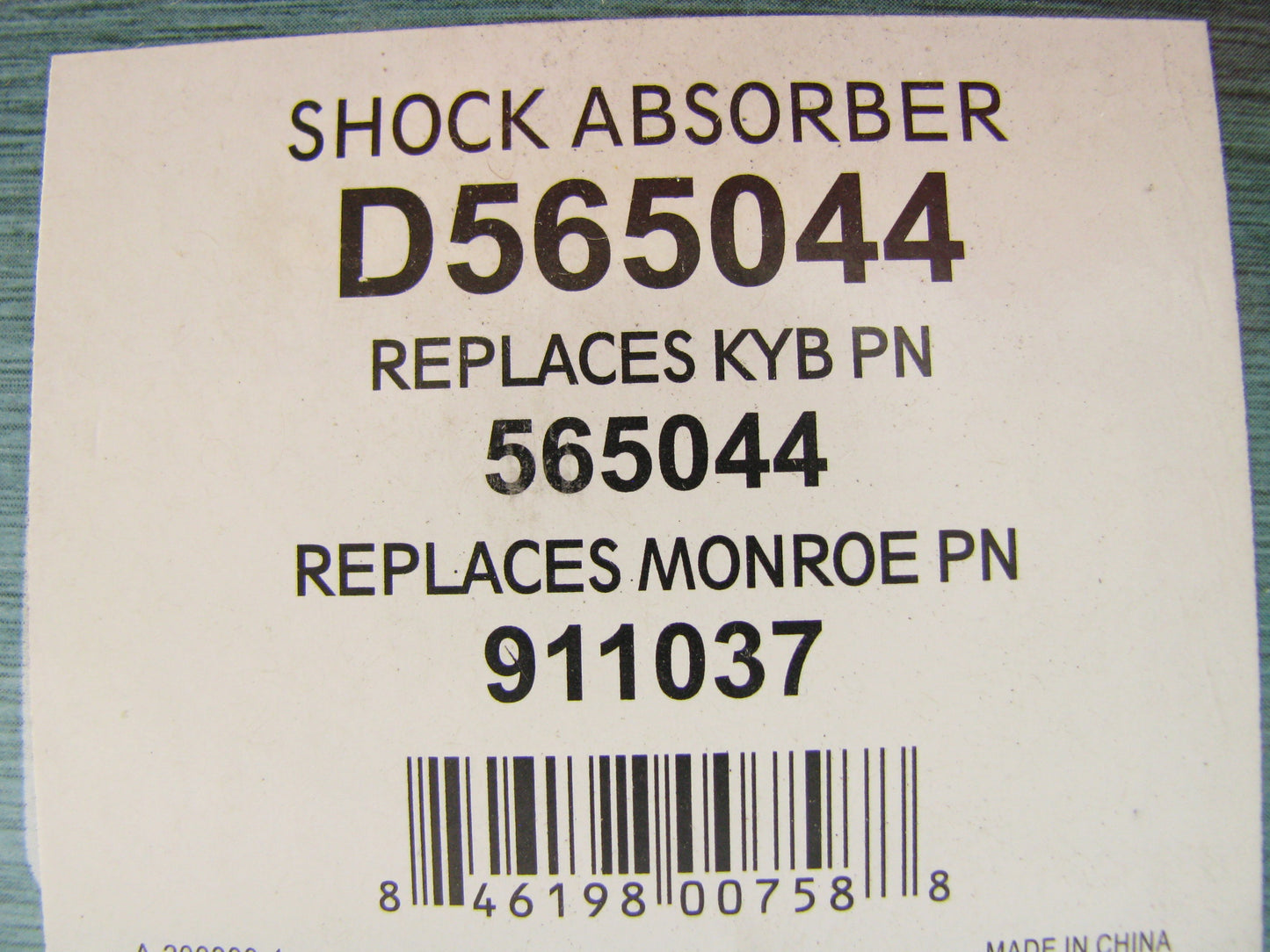 (2) Ultima D565044 Suspension Shock Absorbers Struts PAIR