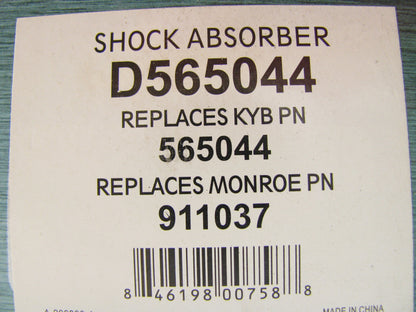 (2) Ultima D565044 Rear Suspension Shock Absorbers Struts PAIR