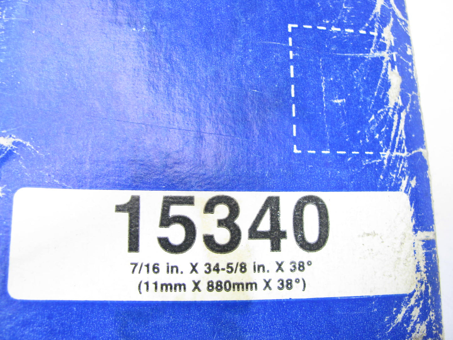 Ultralast 15340 Accessory Drive Belt - 0.44'' X 34.00'' - 36 Degree