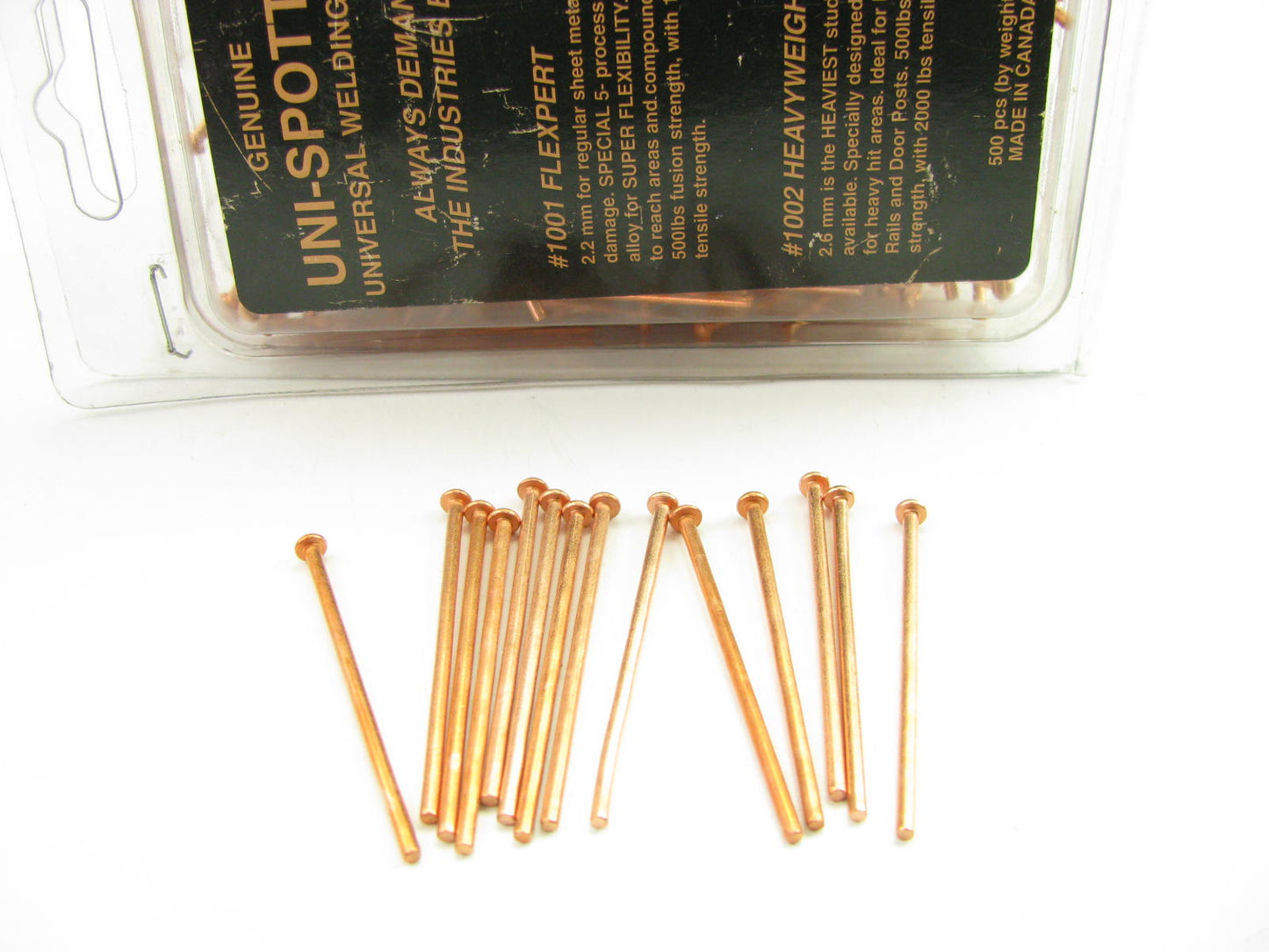 Uni-Spotter 1001 FLEXPERT Universal Welding Studs 500 PCS - 2.2mm