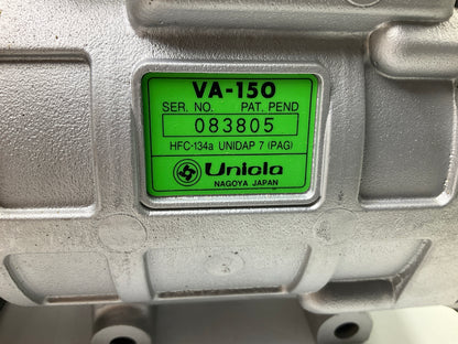 Unicla VA150  A/C Compressor R 134A Replaces Denso 10PA15C,  5 Groove