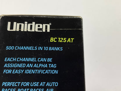 Uniden BC125AT Handheld Police Scanner Portable NASCAR Racing Fire EMS VHF UHF