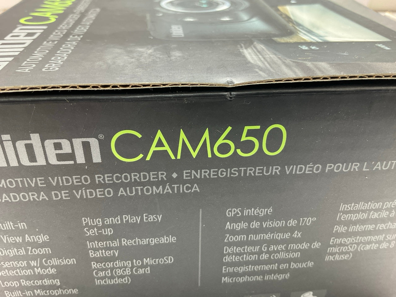 Uniden Dash Cam Cam650 Digital Camcorder 2 Inch LCD Screen
