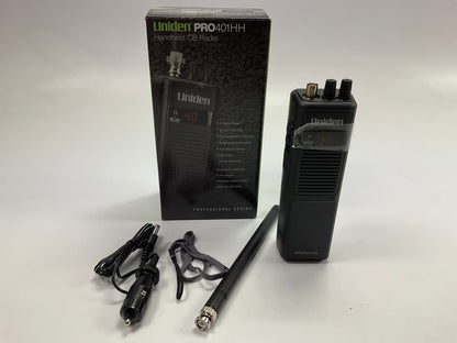 Uniden PRO401HH Handheld CB Radio - 40 Channels, High Range, Compact Design