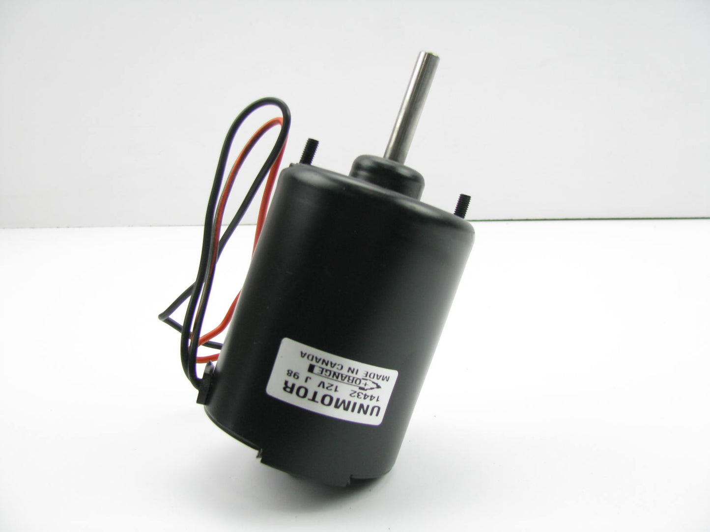 NEW UNBOXED Unimotor 14432 Blower Motor 12 Volt Single Shaft,  35432