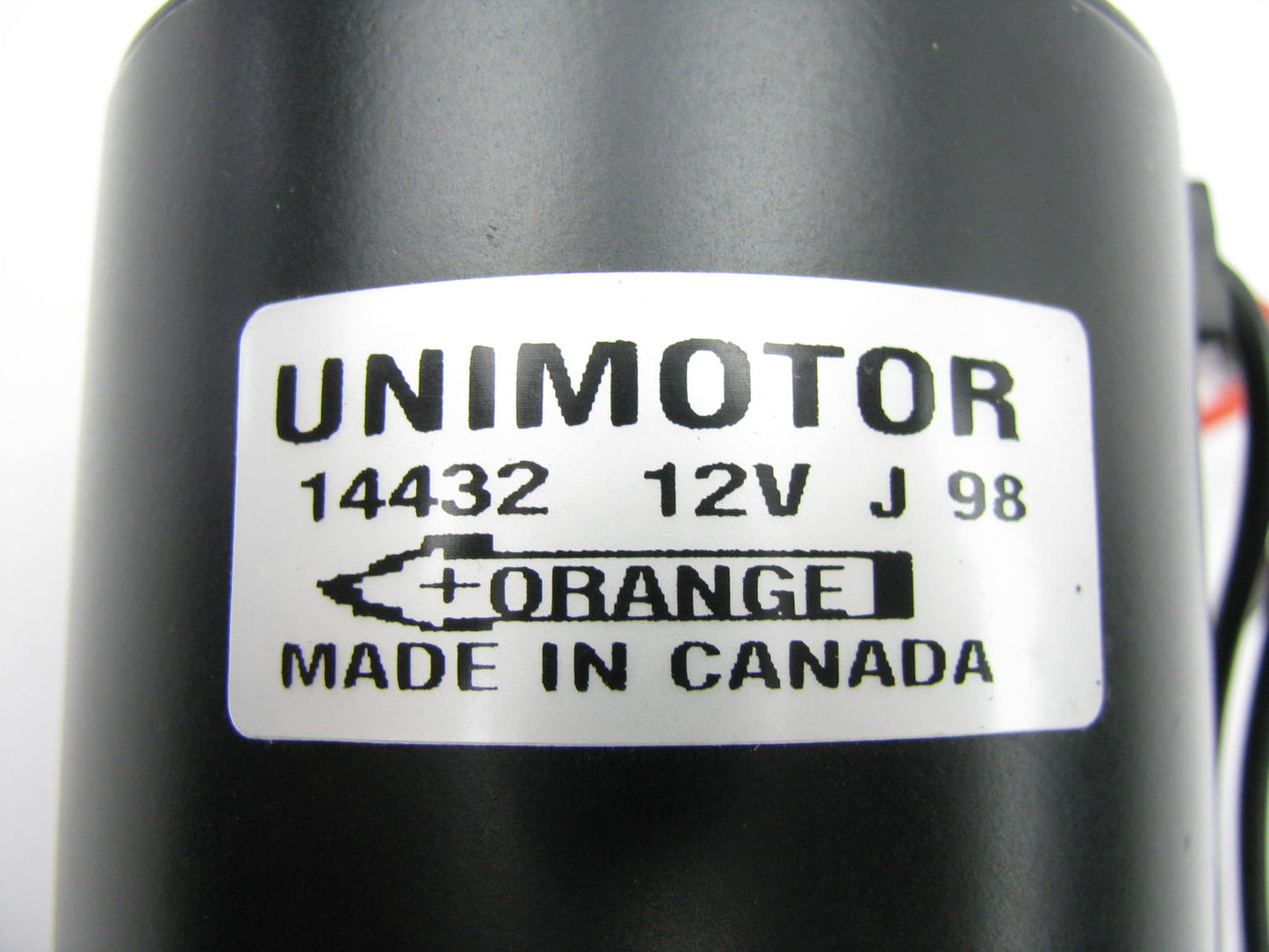 NEW UNBOXED Unimotor 14432 Blower Motor 12 Volt Single Shaft,  35432