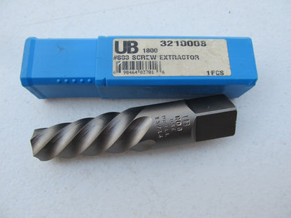 Union Butterfield 808 #8 Left Hand Spiral Flute Screw Extractor 1-3/8- 1-3/4