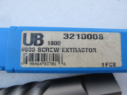 Union Butterfield 808 #8 Left Hand Spiral Flute Screw Extractor 1-3/8- 1-3/4