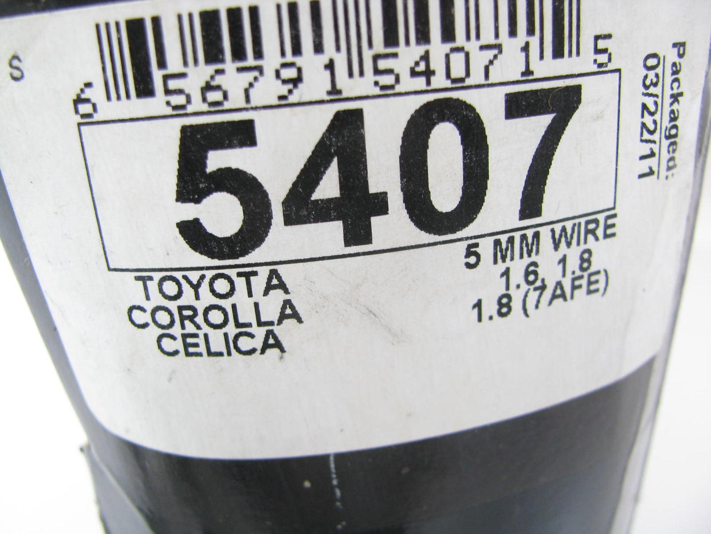 United 5407 Ignition Spark Plug Wire Set For 1992-1997 Toyota Geo 1.6L 1.8L-L4