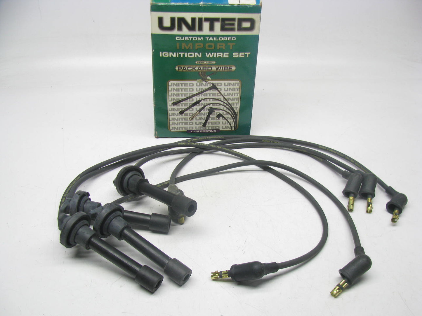 United 9465 Ignition Spark Plug Wire Set For 1991-97 Honda Isuzu 1.8L 2.0L 2.2L