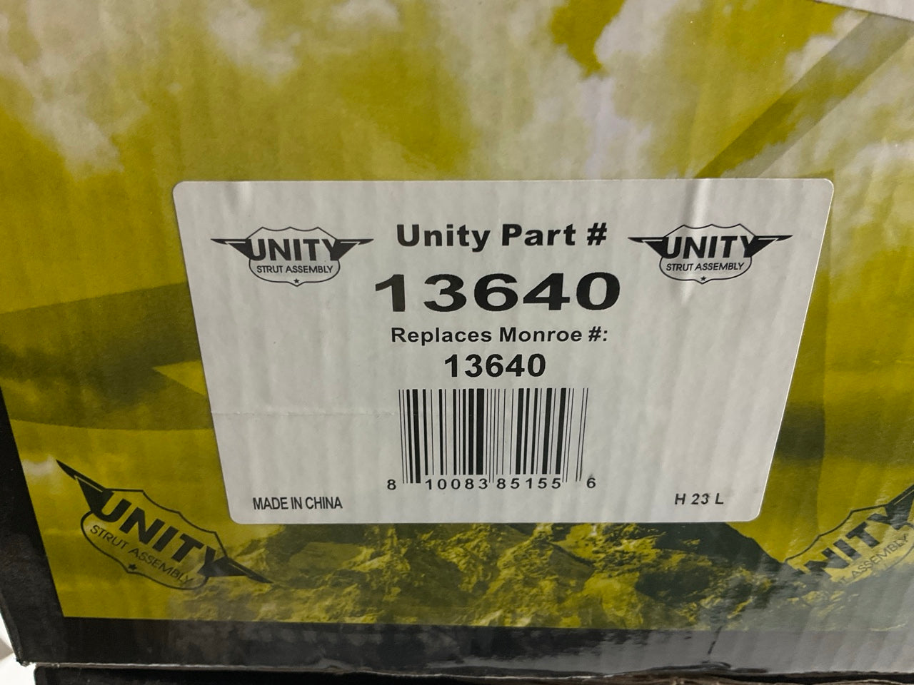 (2) Unity 13640 Front Suspension Strut & Coil Spring For 2001-2008 Jaguar X-Type