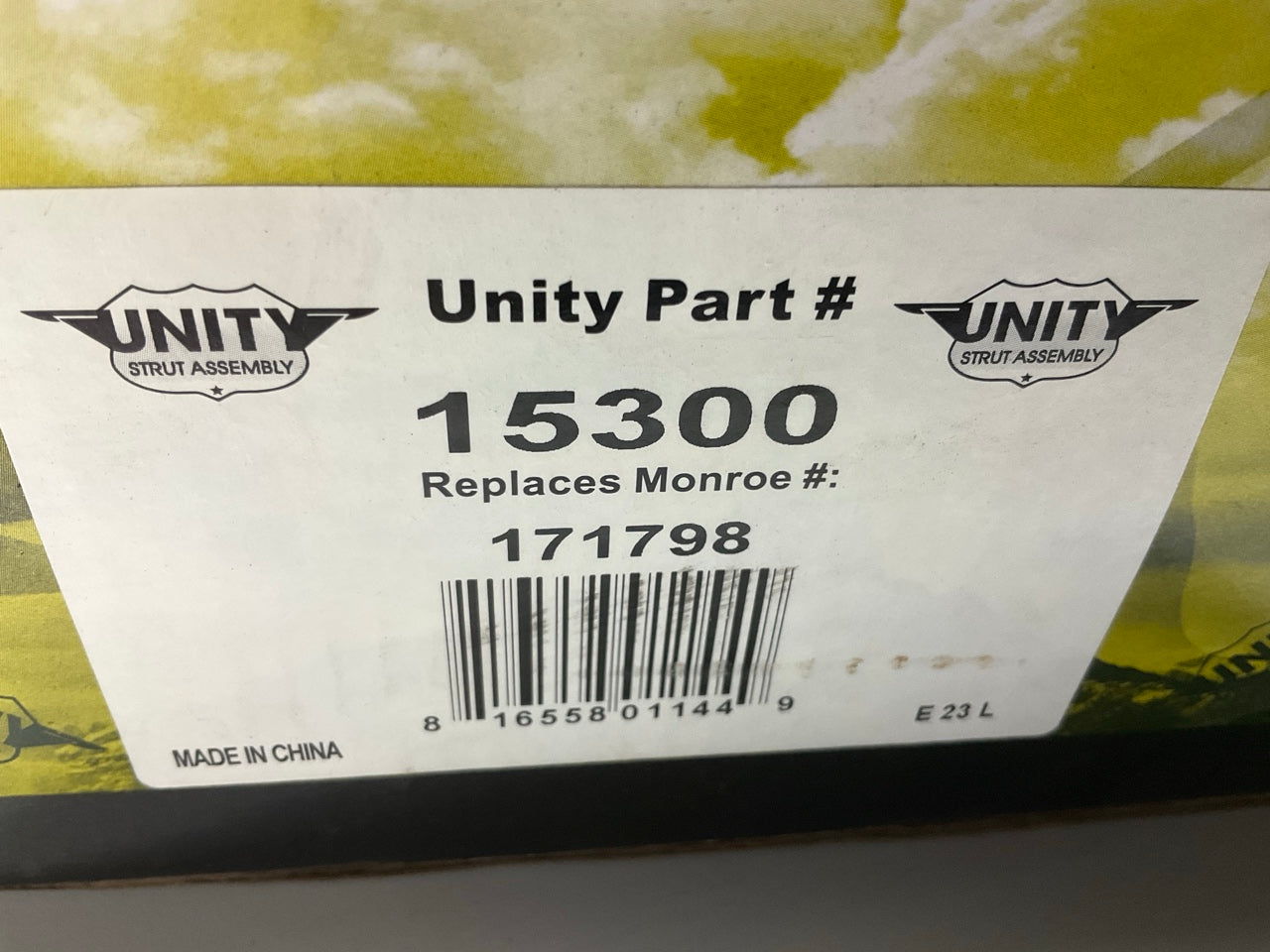 Unity 15300 Rear Air Suspension Strut